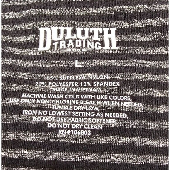 Duluth Womens NoGA Shift Dress UPF Knit Activewear Casual Vacation Black Large - Picture 3 of 13